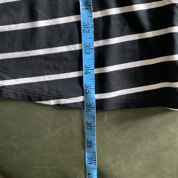 Loft Women’s Capped Sleeve Striped Dress - Picture 6 of 7